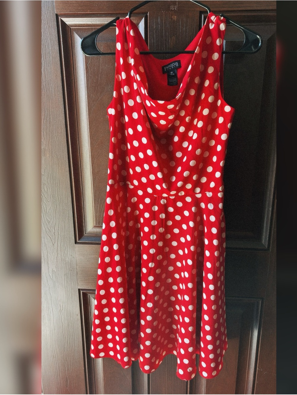 Vintage Red Polka Dot Dress